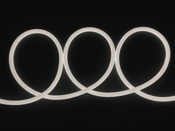 LED NEON KULATÝ Ø16mm / 24V / 19,2W / IP67 / 4000K / SET 3m / V PROVAZOVÉM VÝPLETU